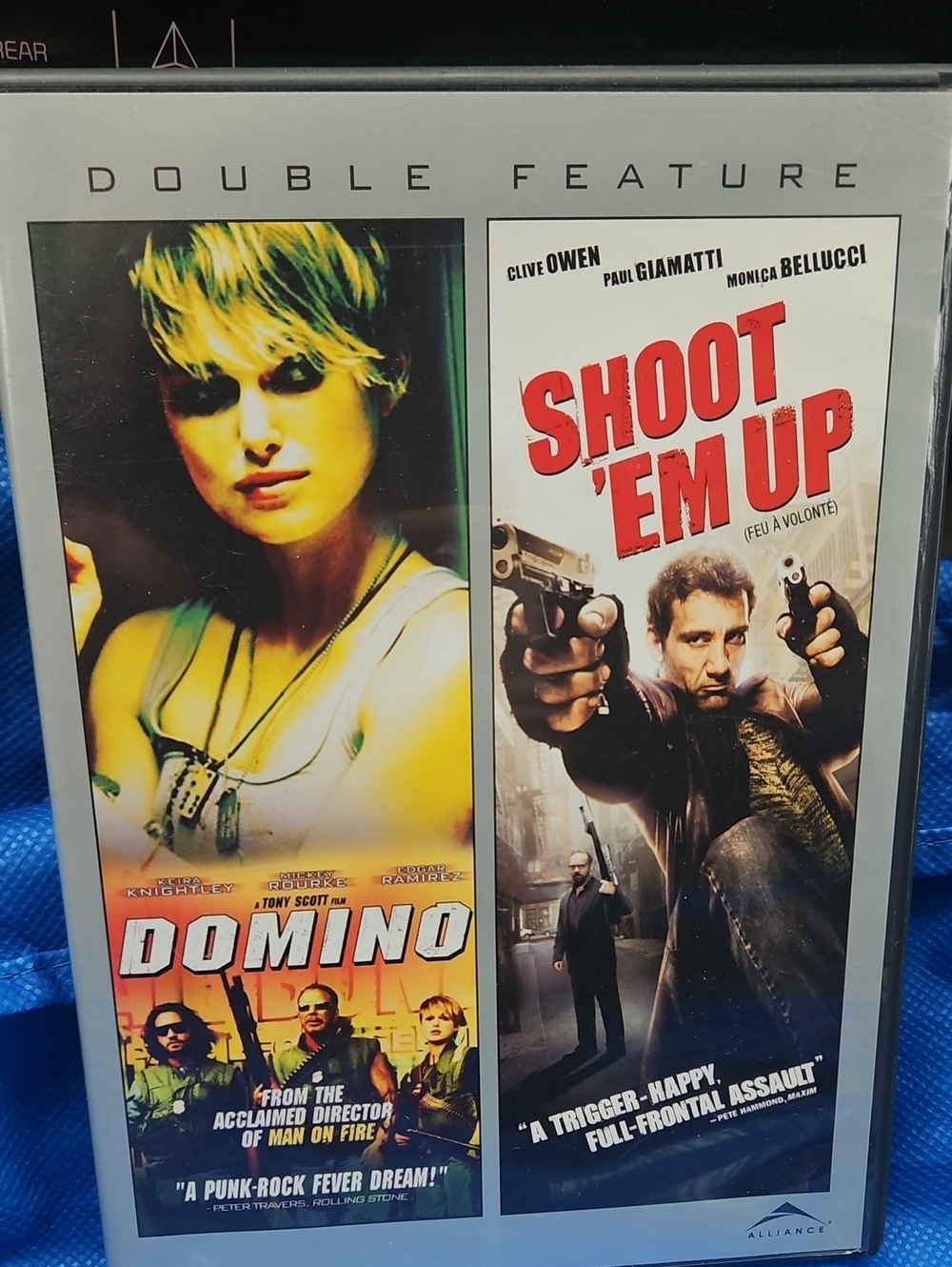 🌟3/$25🌟 Double Feature DVD: Domino & Shoot 'Em Up